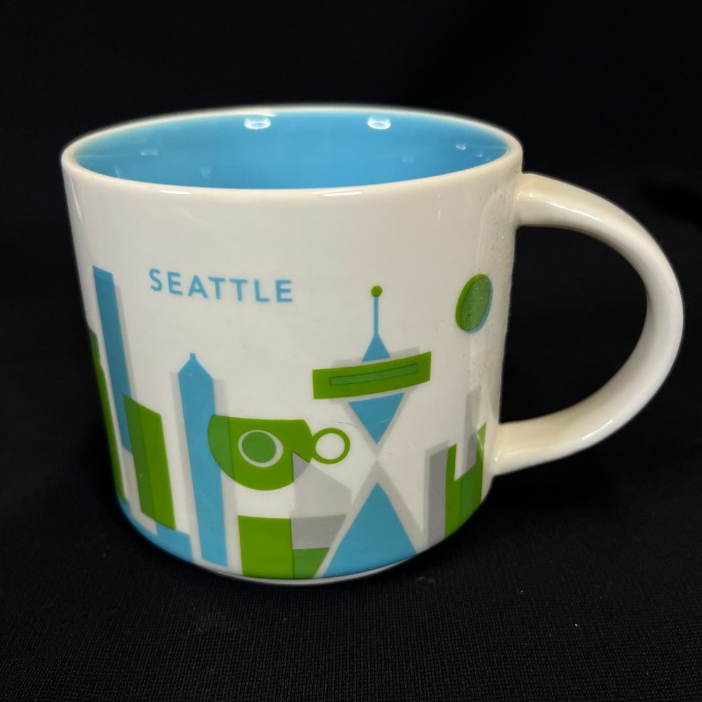 Starbucks Seattle You Are Here Collection 14oz Coffee Mug - Picture 1 of 9